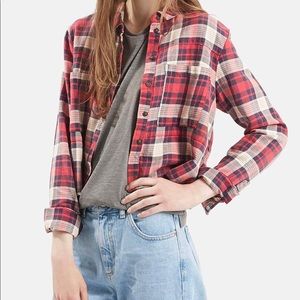 TopShop Tall Red Flannel